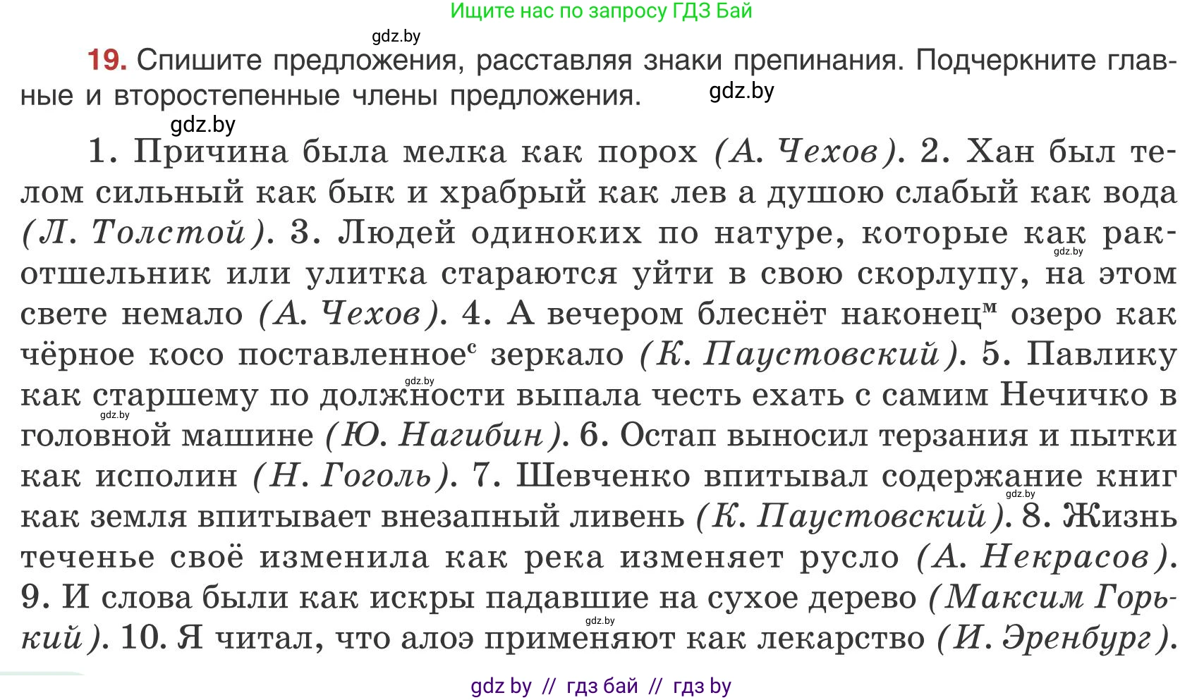 Русский язык, 9 класс Учебник, авторы: Мурина Лариса Александровна, Литвинко Франя Михайловна, Долбик Елена Евгеньевна, Пипченко Н М, Германович С Ф, Таяновская И В, издательство Академия образования, Минск, 2025, страница 16, номер 19, Условие 2025