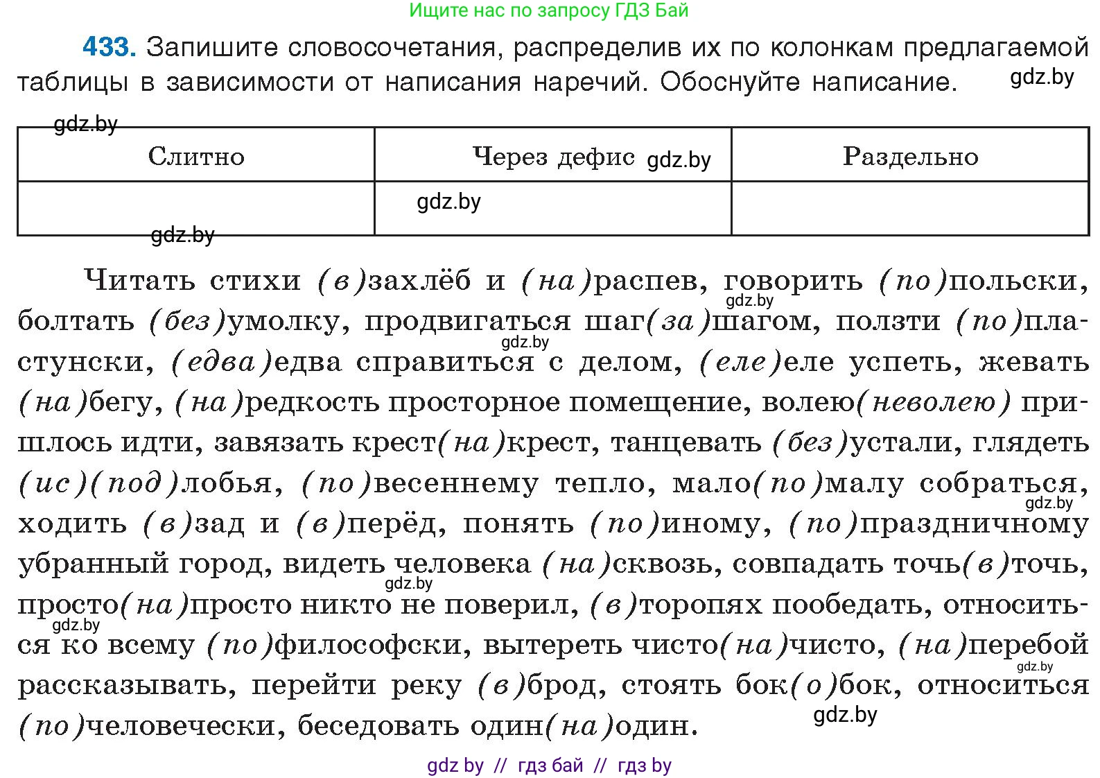 Русский язык, 10 класс Учебник, авторы: Леонович Валентина Леонидовна, Саникович Валентина Александровна, Литвинко Франя Михайловна, Волынец Татьяна Николаевна, Долбик Елена Евгеньевна, Малецкая М И, Мурина Лариса Александровна, Таяновская И В, издательство Национальный институт образования, Минск, 2020, страница 231, номер 433, Условие