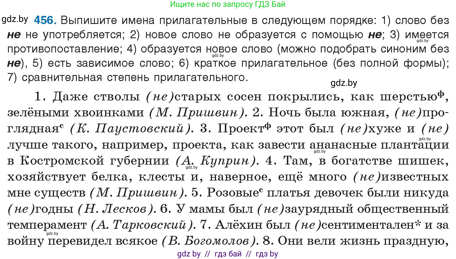 Русский язык, 10 класс Учебник, авторы: Леонович Валентина Леонидовна, Саникович Валентина Александровна, Литвинко Франя Михайловна, Волынец Татьяна Николаевна, Долбик Елена Евгеньевна, Малецкая М И, Мурина Лариса Александровна, Таяновская И В, издательство Национальный институт образования, Минск, 2020, страница 247, номер 456, Условие