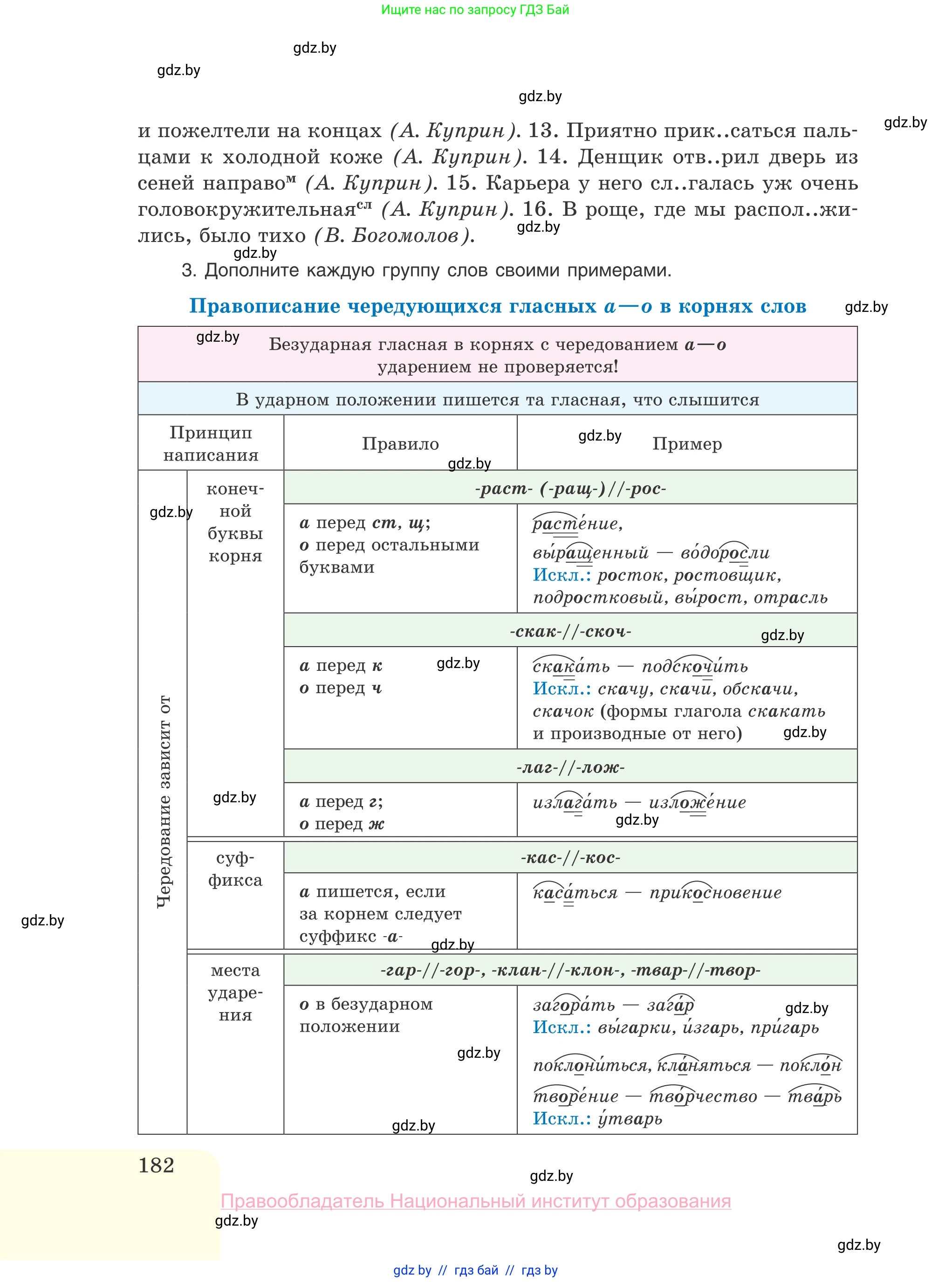 Русский язык, 10 класс Учебник, авторы: Леонович Валентина Леонидовна, Саникович Валентина Александровна, Литвинко Франя Михайловна, Волынец Татьяна Николаевна, Долбик Елена Евгеньевна, Малецкая М И, Мурина Лариса Александровна, Таяновская И В, издательство Национальный институт образования, Минск, 2020, страница 182