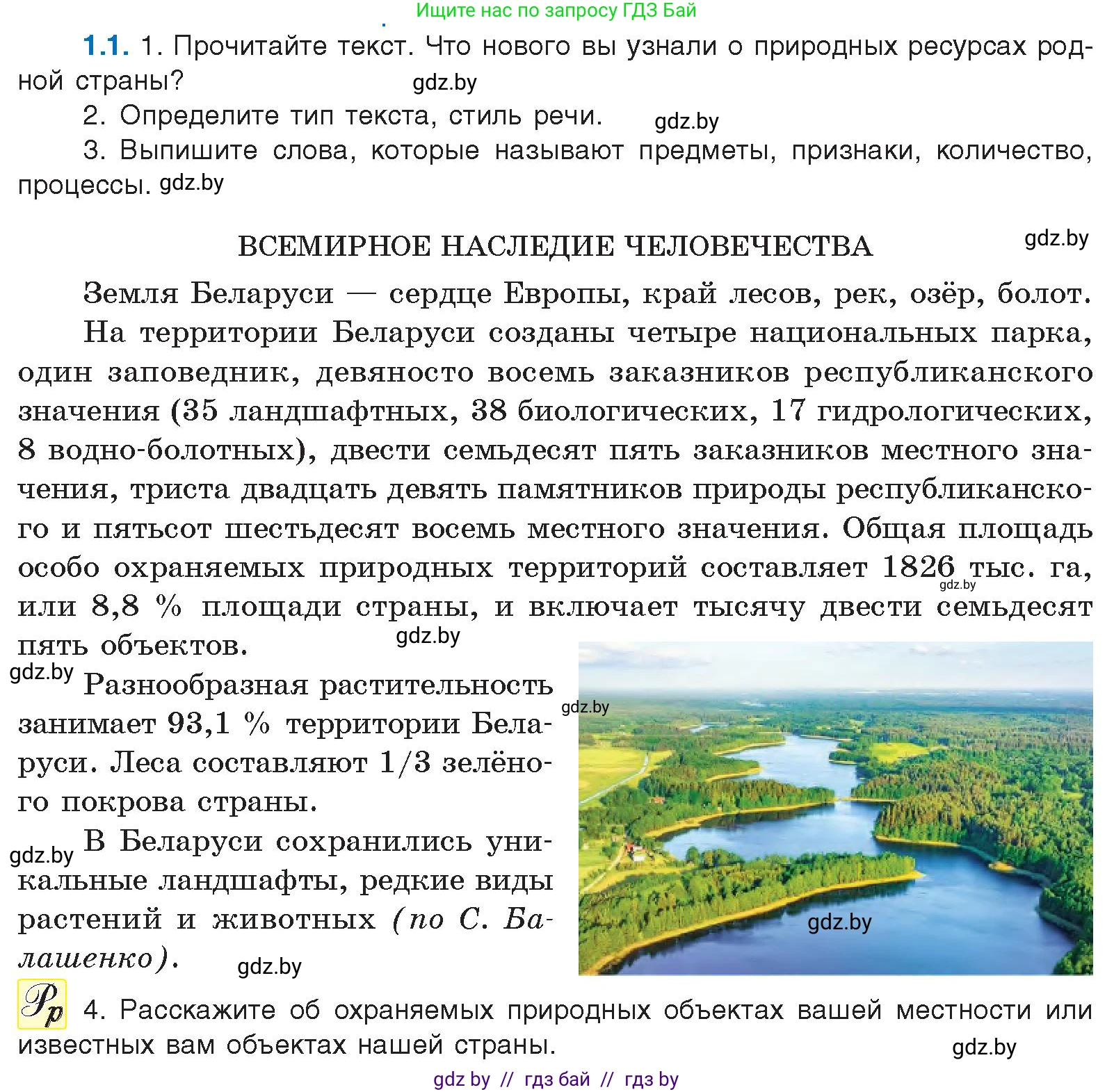 Русский язык, 11 класс Учебник, авторы: Долбик Елена Евгеньевна, Литвинко Франя Михайловна, Мурина Лариса Александровна, Шиманович Т В, Таяновская И В, Орловская О Я, издательство Национальный институт образования, Минск, 2021, страница 3, номер 1.1, Условие