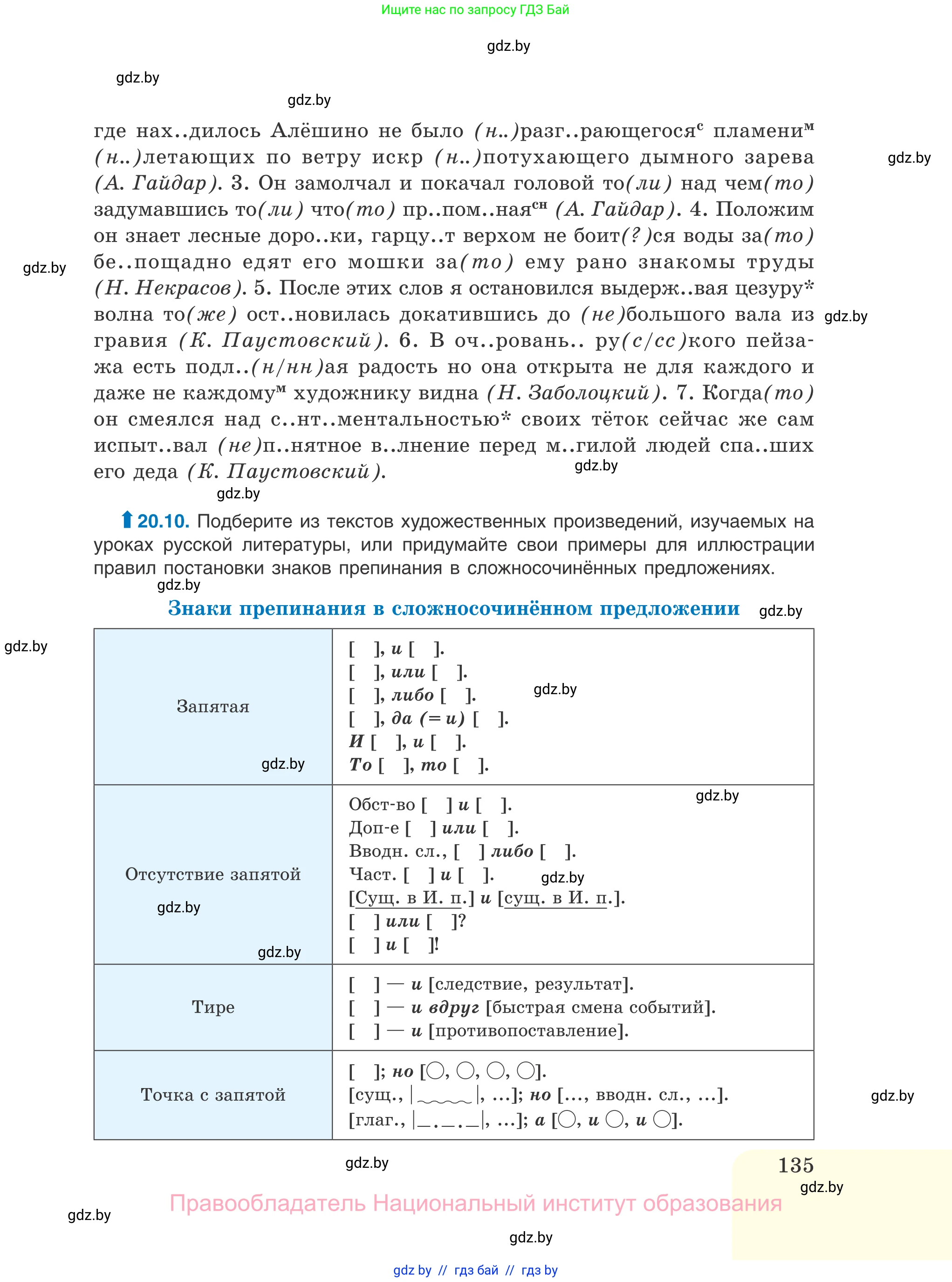 Русский язык, 11 класс Учебник, авторы: Долбик Елена Евгеньевна, Литвинко Франя Михайловна, Мурина Лариса Александровна, Шиманович Т В, Таяновская И В, Орловская О Я, издательство Национальный институт образования, Минск, 2021, страница 135