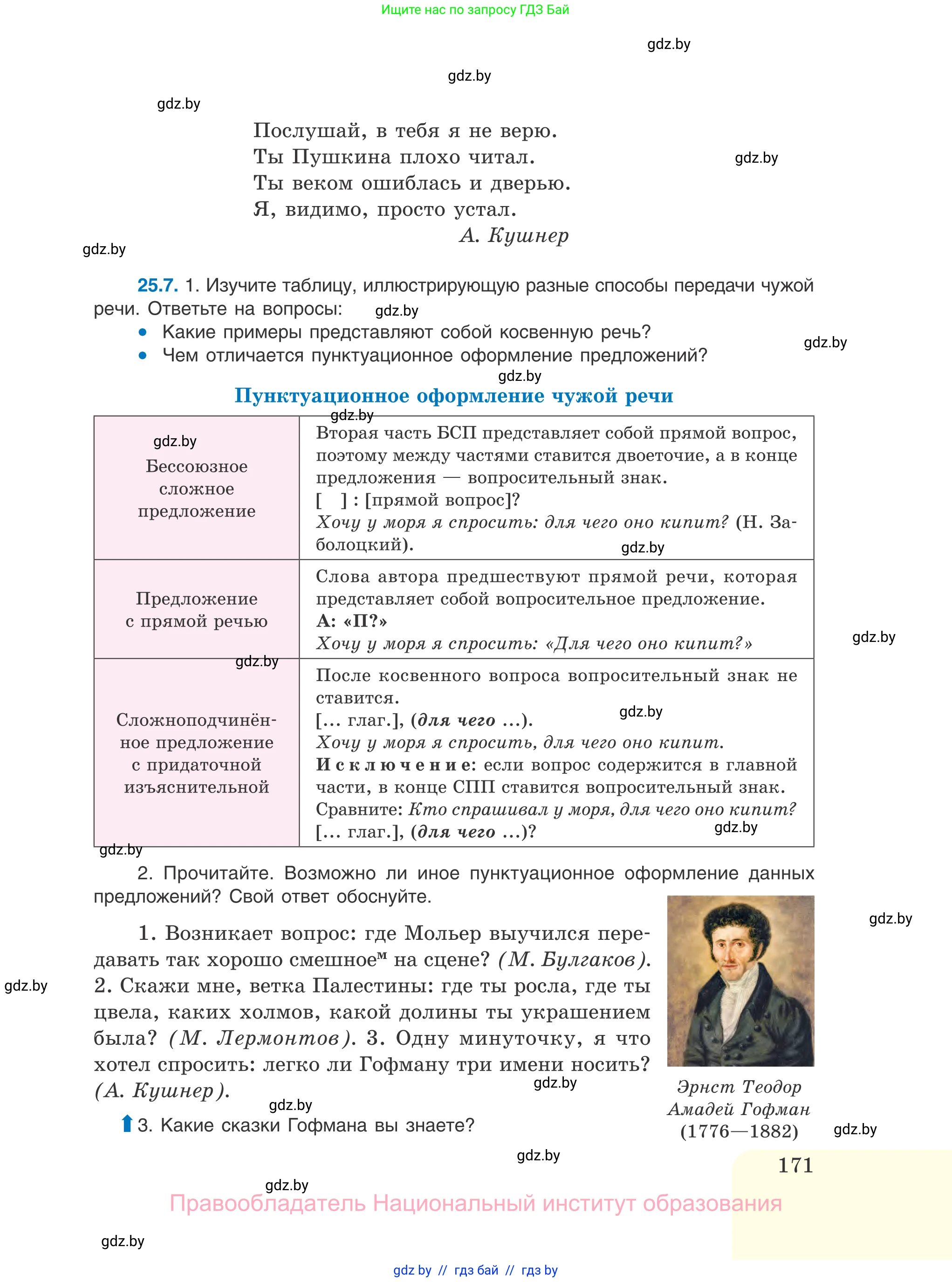Русский язык, 11 класс Учебник, авторы: Долбик Елена Евгеньевна, Литвинко Франя Михайловна, Мурина Лариса Александровна, Шиманович Т В, Таяновская И В, Орловская О Я, издательство Национальный институт образования, Минск, 2021, страница 171