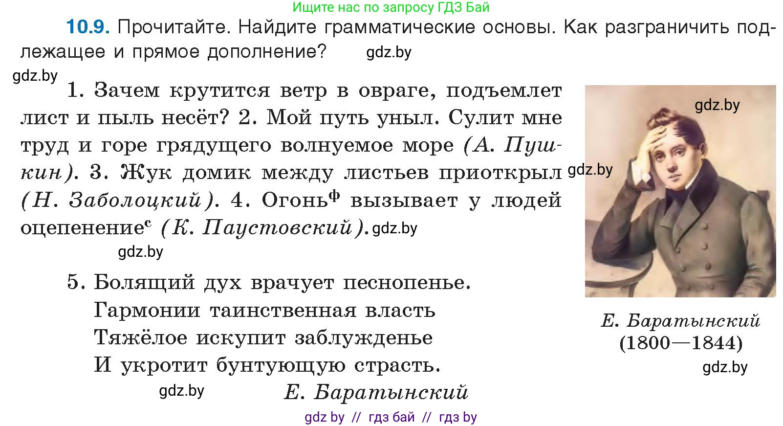 Русский язык, 11 класс Учебник, авторы: Долбик Елена Евгеньевна, Литвинко Франя Михайловна, Мурина Лариса Александровна, Шиманович Т В, Таяновская И В, Орловская О Я, издательство Национальный институт образования, Минск, 2021, страница 63, номер 10.9, Условие