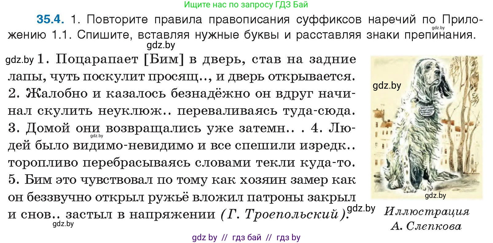 Русский язык, 11 класс Учебник, авторы: Долбик Елена Евгеньевна, Литвинко Франя Михайловна, Мурина Лариса Александровна, Шиманович Т В, Таяновская И В, Орловская О Я, издательство Национальный институт образования, Минск, 2021, страница 247, номер 35.4, Условие