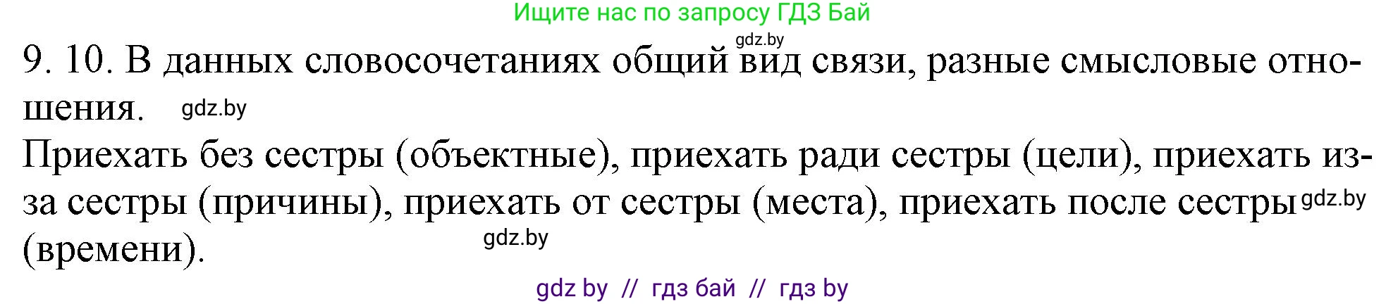 Русский язык, 11 класс Учебник, авторы: Долбик Елена Евгеньевна, Литвинко Франя Михайловна, Мурина Лариса Александровна, Шиманович Т В, Таяновская И В, Орловская О Я, издательство Национальный институт образования, Минск, 2021, страница 56, номер 9.10, Решение