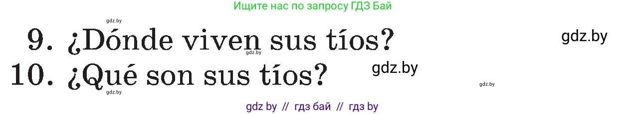 Испанский язык, 4 класс Учебник, авторы: Гриневич Елена Карловна, Бахар Лариса Николаевна, издательство Вышэйшая школа, Минск, 2019, красного цвета, Часть 1, страница 28, номер 62, Условие (продолжение 2)