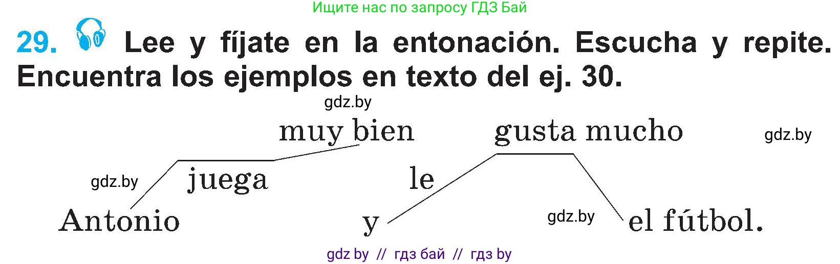 Испанский язык, 4 класс Учебник, авторы: Гриневич Елена Карловна, Бахар Лариса Николаевна, издательство Вышэйшая школа, Минск, 2019, красного цвета, Часть 2, страница 112, номер 29, Условие