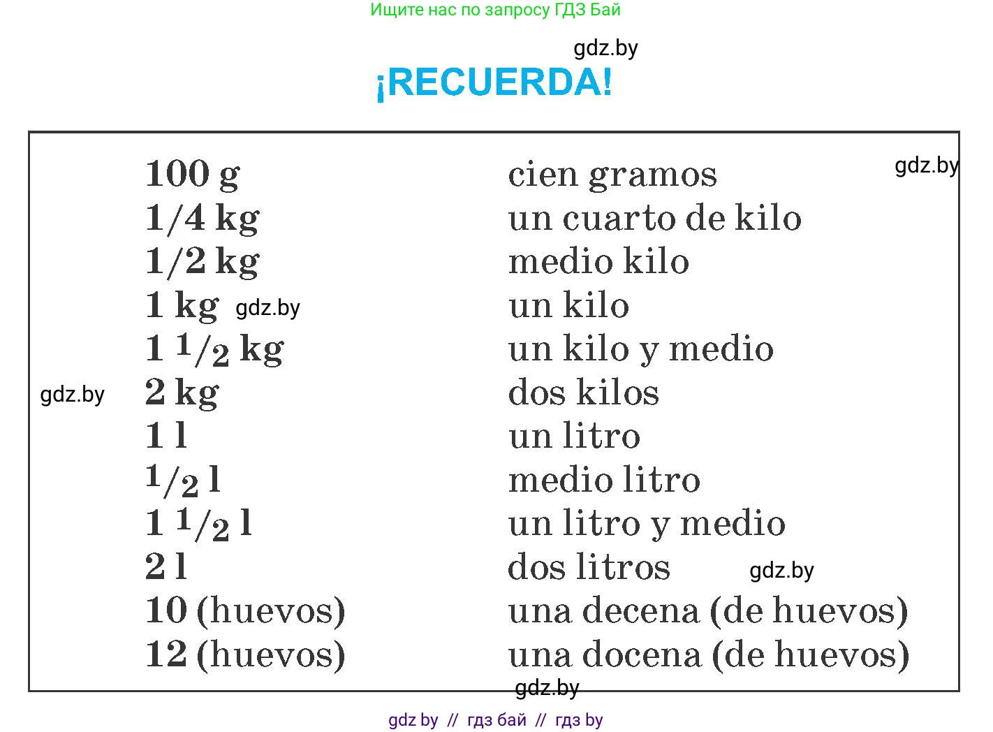 Испанский язык, 6 класс Учебник, автор: Гриневич Елена Карловна, издательство Вышэйшая школа, Минск, 2016, зелёного цвета, страница 91, номер 24, Условие (продолжение 2)