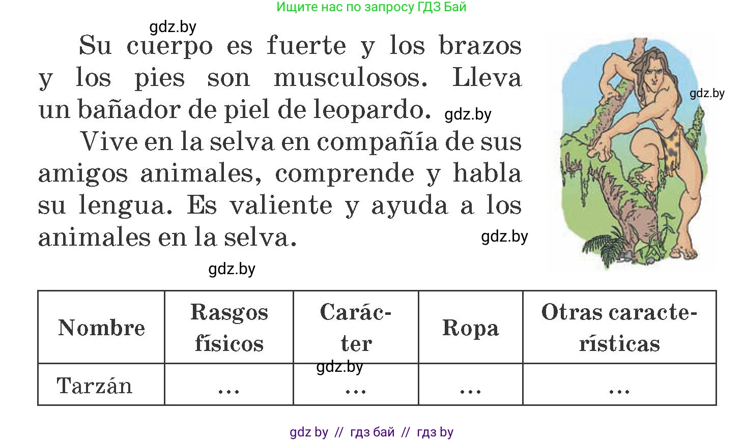 Испанский язык, 6 класс Учебник, автор: Гриневич Елена Карловна, издательство Вышэйшая школа, Минск, 2016, зелёного цвета, страница 162, номер 6, Условие (продолжение 2)