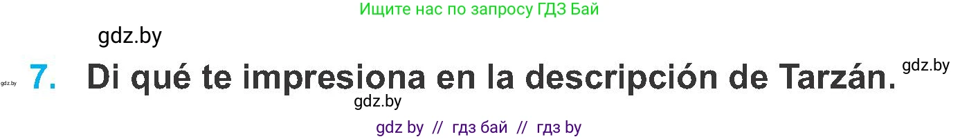 Испанский язык, 6 класс Учебник, автор: Гриневич Елена Карловна, издательство Вышэйшая школа, Минск, 2016, зелёного цвета, страница 163, номер 7, Условие