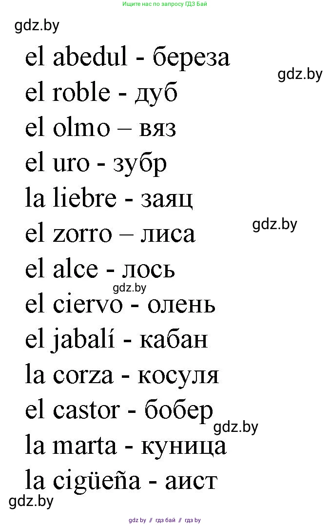 Испанский язык, 6 класс Учебник, автор: Гриневич Елена Карловна, издательство Вышэйшая школа, Минск, 2016, зелёного цвета, страница 229, номер 13, Решение (продолжение 2)