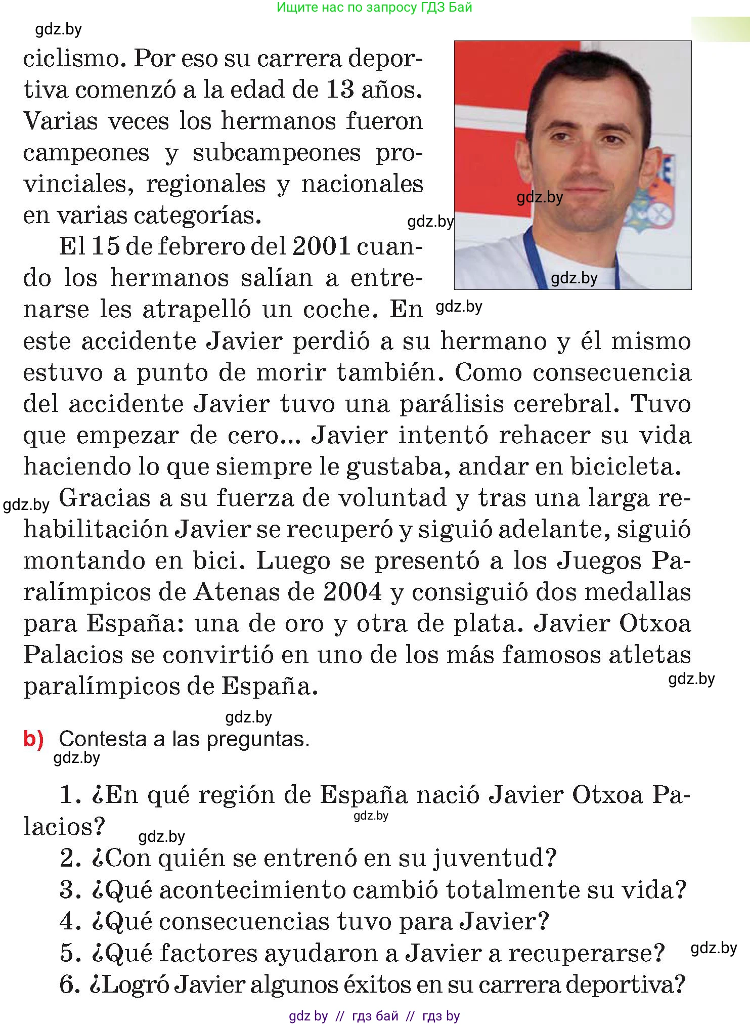 Испанский язык, 7 класс Учебник, авторы: Цыбулева Татьяна Эдуардовна, Пушкина Ольга Александровна, Карпиевич Галина Константиновна, издательство Издательский центр БГУ, Минск, 2019, бирюзового цвета, Часть 2, страница 18, номер 14, Условие (продолжение 2)