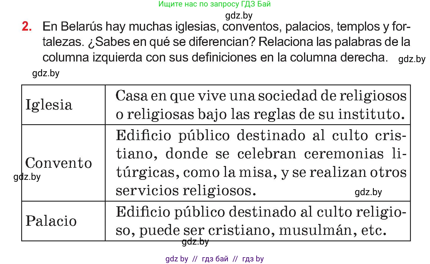 Испанский язык, 7 класс Учебник, авторы: Цыбулева Татьяна Эдуардовна, Пушкина Ольга Александровна, Карпиевич Галина Константиновна, издательство Издательский центр БГУ, Минск, 2019, бирюзового цвета, Часть 2, страница 142, номер 2, Условие
