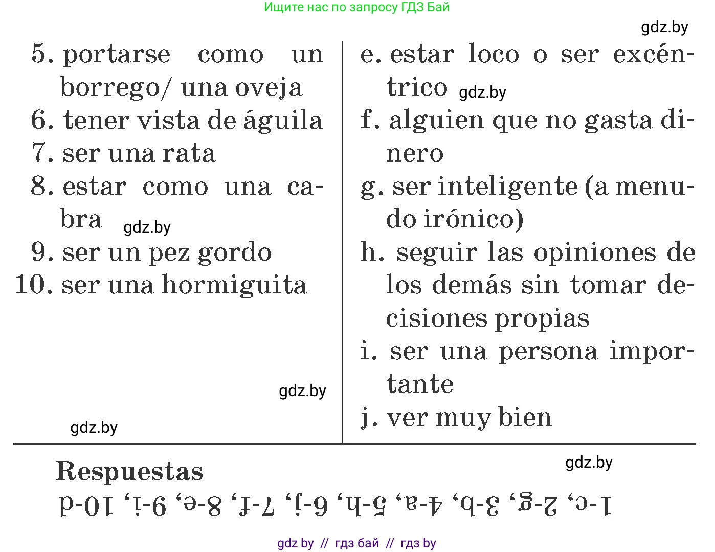 Испанский язык, 7 класс Учебник, автор: Гриневич Елена Карловна, издательство Вышэйшая школа, Минск, 2017, оранжевого цвета, страница 105, номер 18, Условие (продолжение 3)