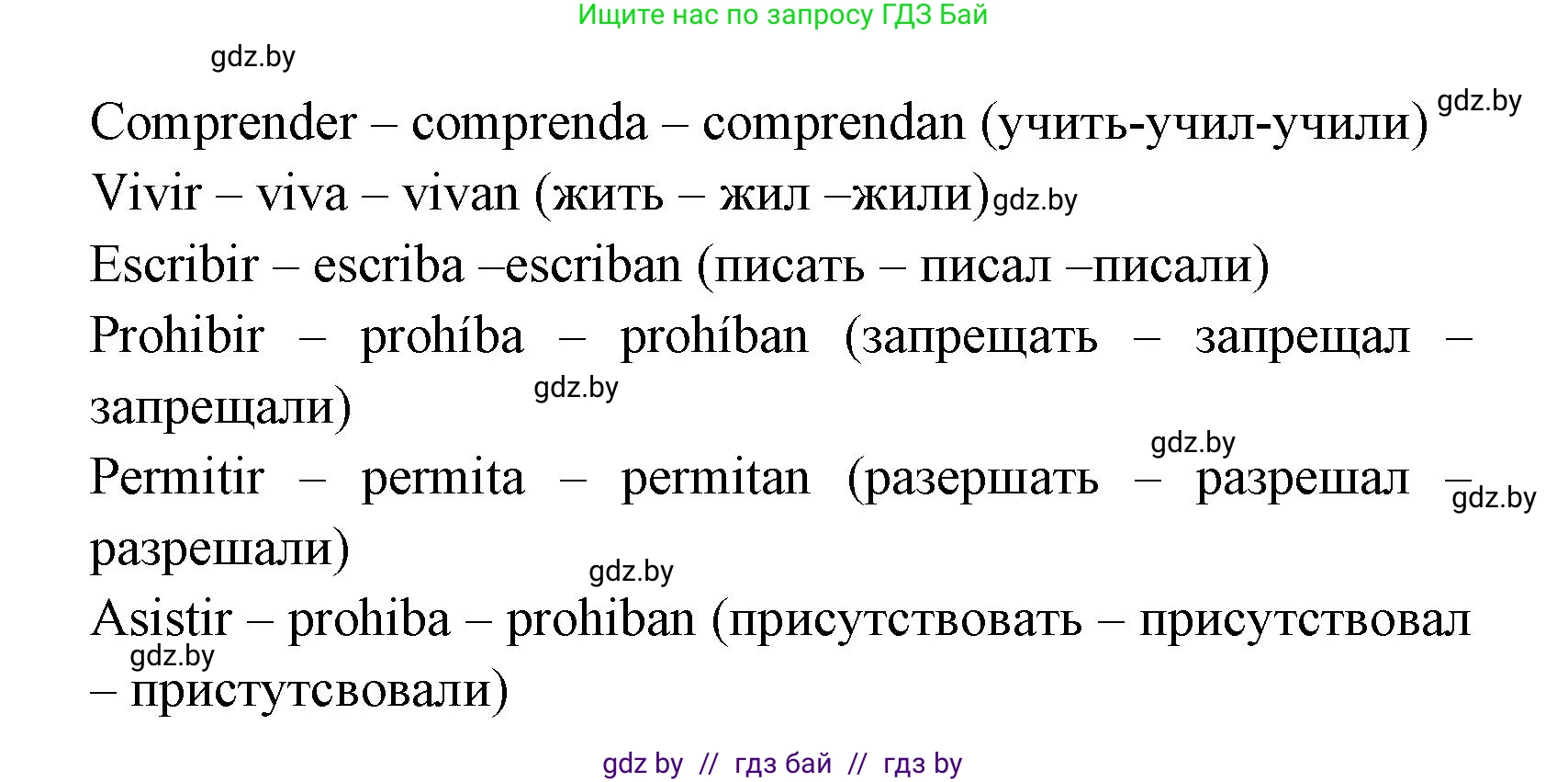 Испанский язык, 7 класс Учебник, автор: Гриневич Елена Карловна, издательство Вышэйшая школа, Минск, 2017, оранжевого цвета, страница 68, номер 7, Решение (продолжение 2)