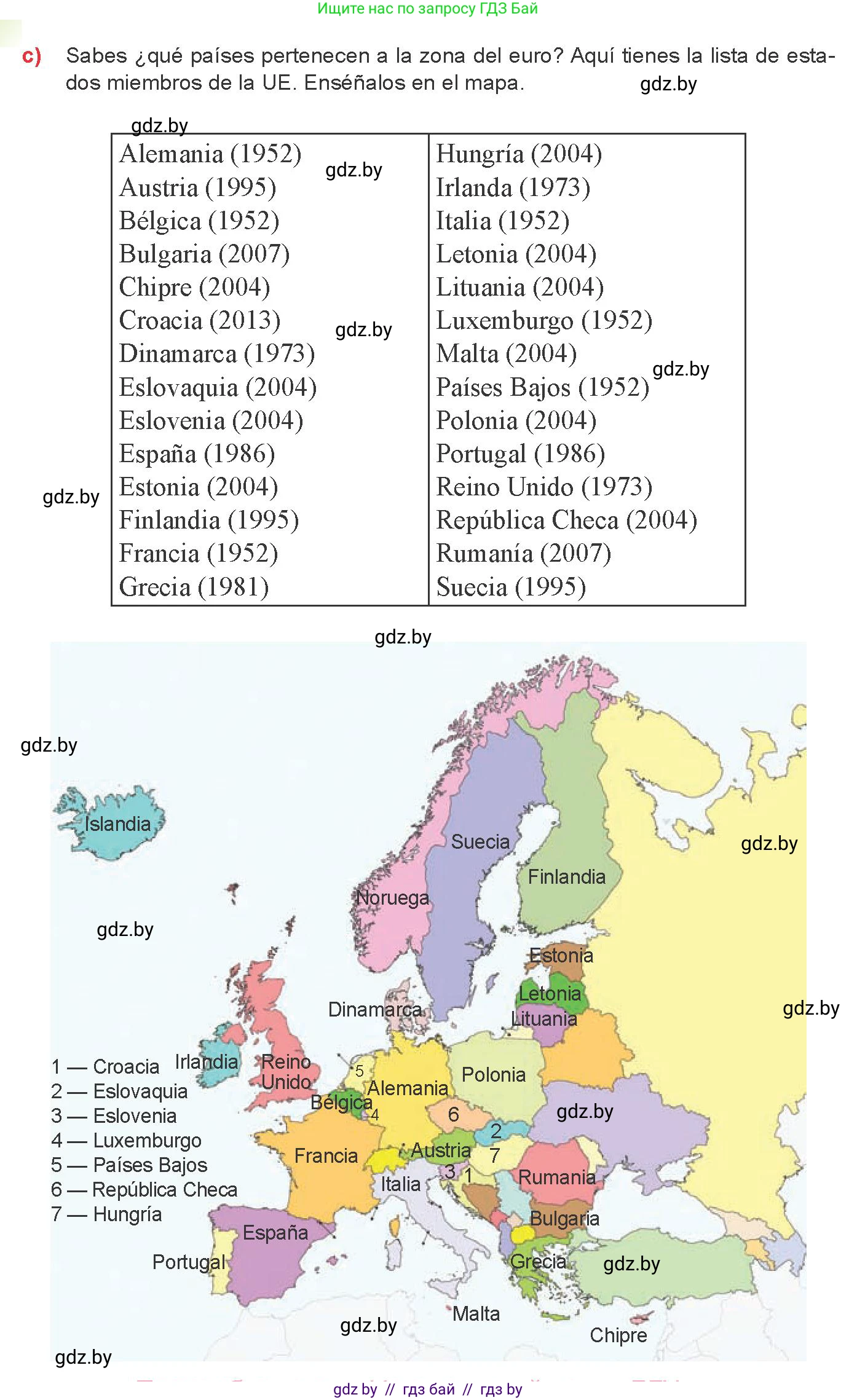Испанский язык, 8 класс Учебник, авторы: Цыбулева Татьяна Эдуардовна, Пушкина Ольга Александровна, издательство Издательский центр БГУ, Минск, 2016, оранжевого цвета, страница 165, номер 4, Условие (продолжение 2)