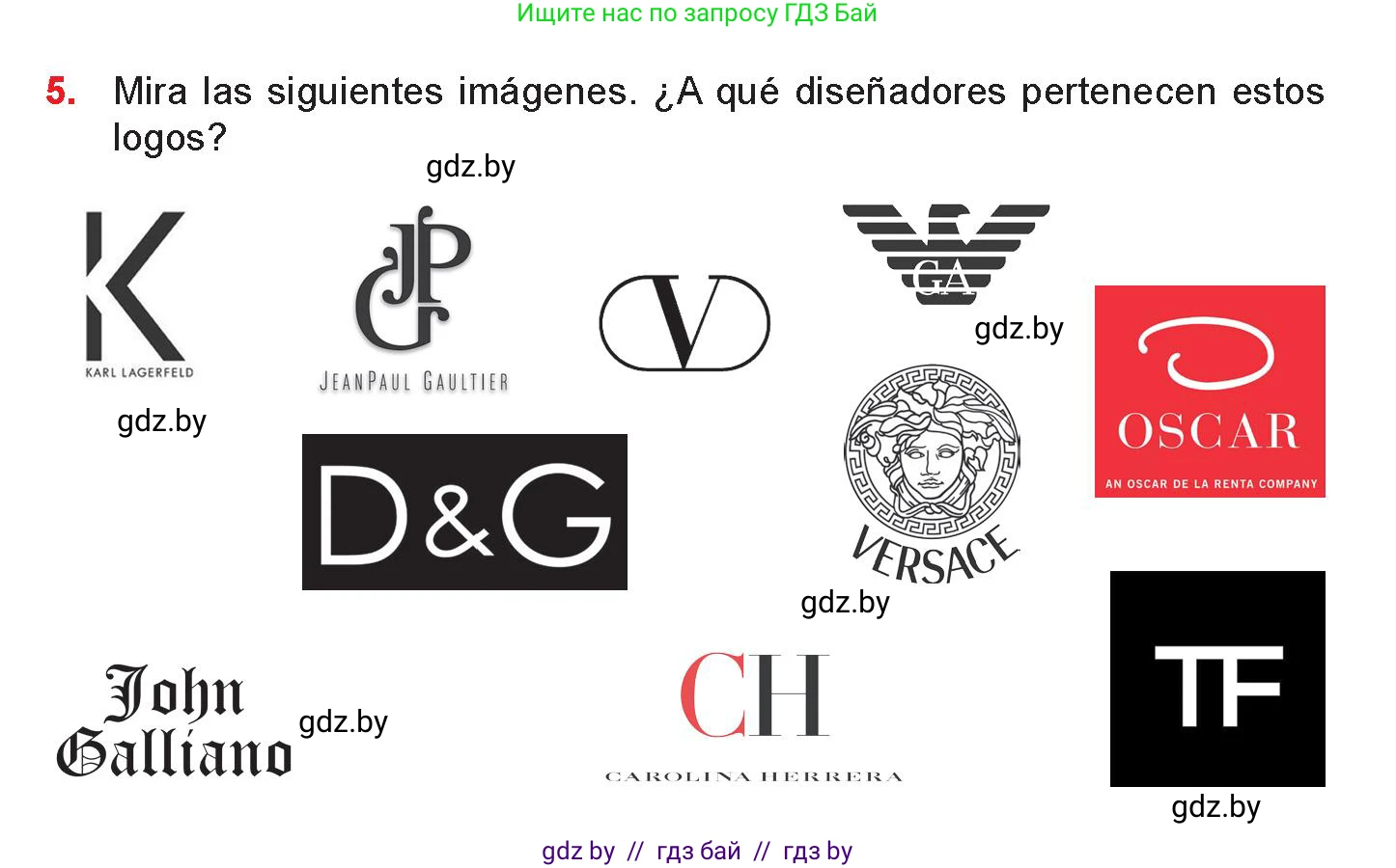 Испанский язык, 9 класс Учебник, авторы: Цыбулева Татьяна Эдуардовна, Пушкина Ольга Александровна, издательство Издательский центр БГУ, Минск, 2017, страница 77, номер 5, Условие