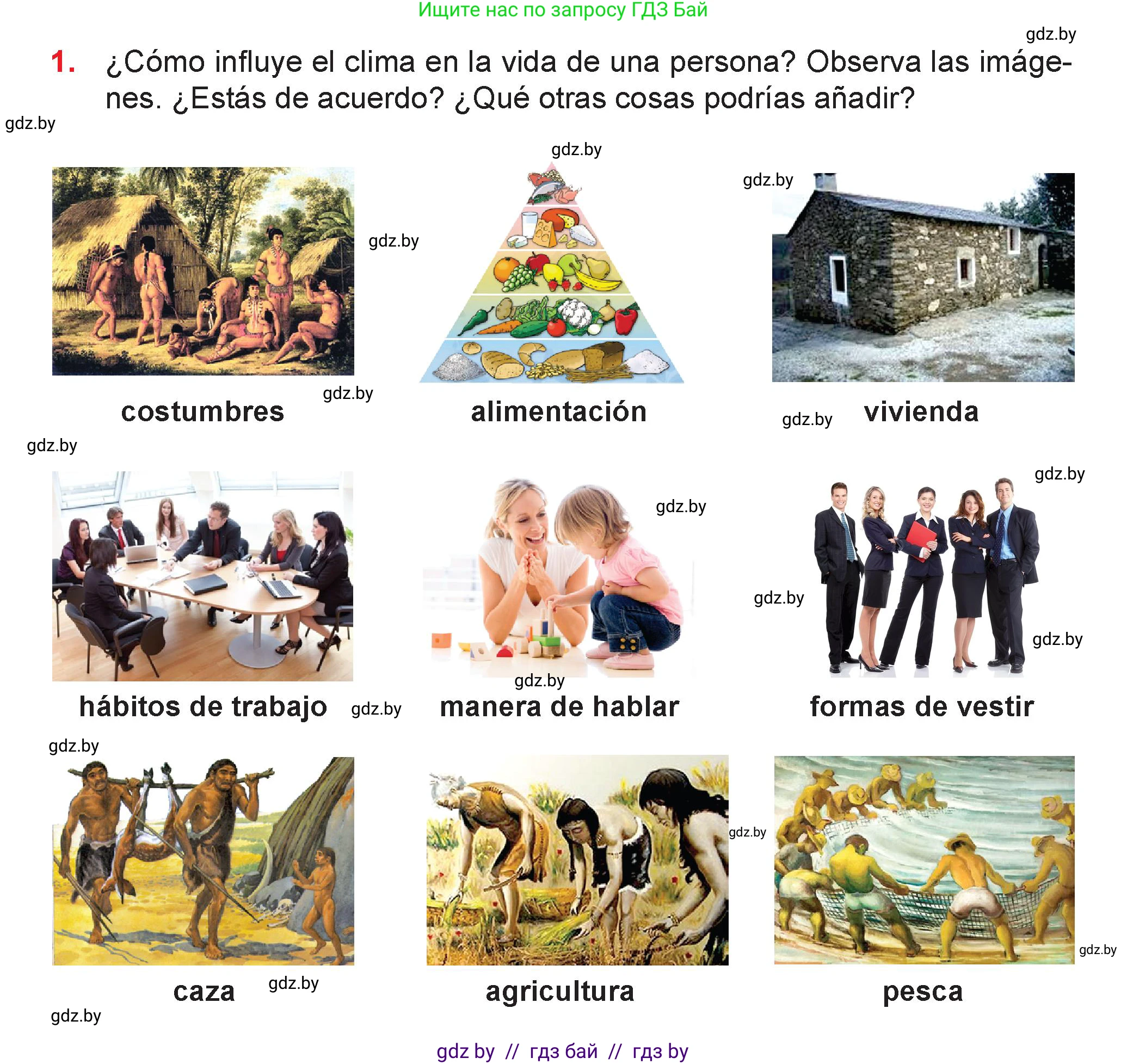 Испанский язык, 9 класс Учебник, авторы: Цыбулева Татьяна Эдуардовна, Пушкина Ольга Александровна, издательство Издательский центр БГУ, Минск, 2017, страница 79, номер 1, Условие