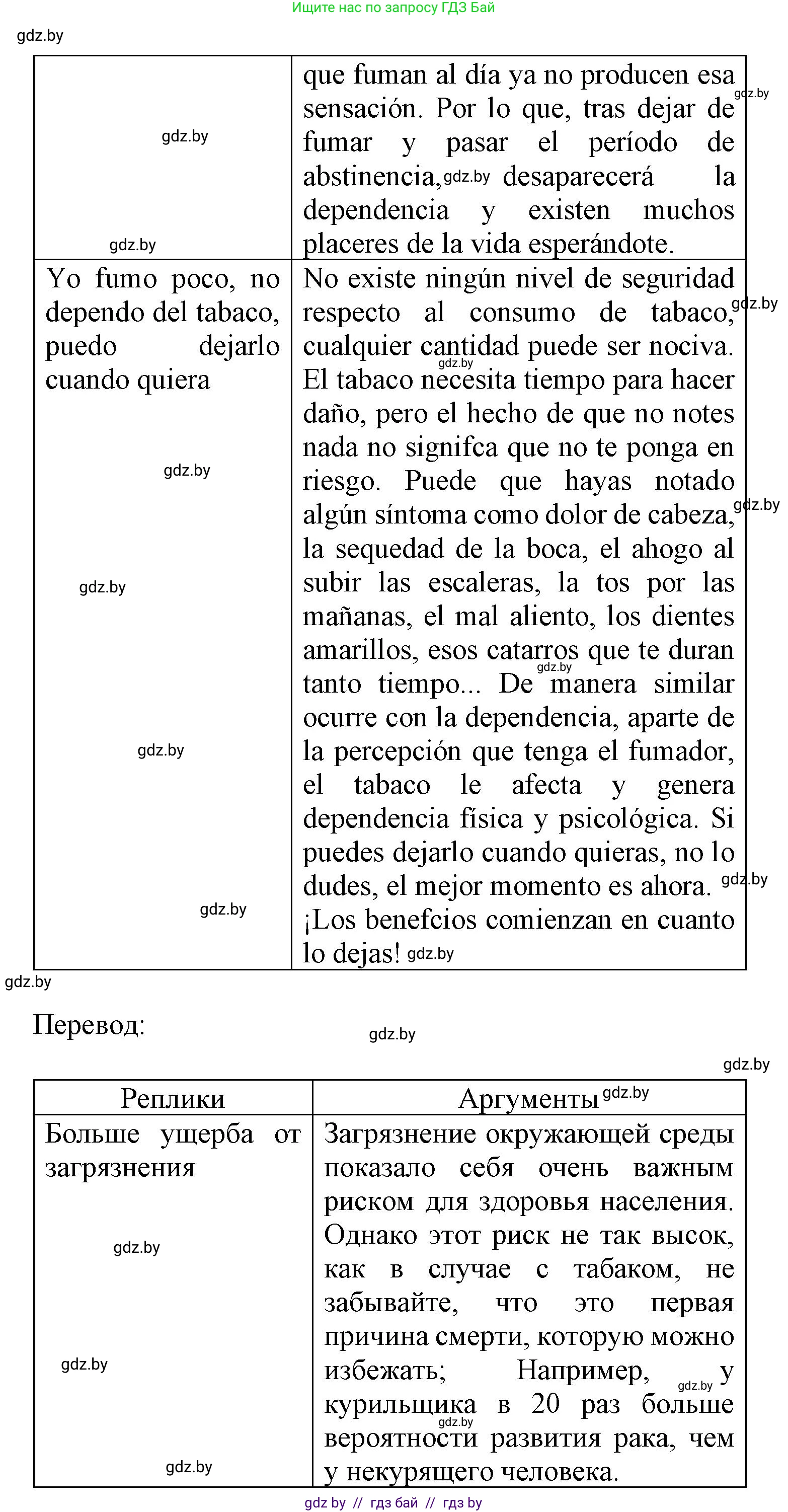 Испанский язык, 9 класс Учебник, авторы: Цыбулева Татьяна Эдуардовна, Пушкина Ольга Александровна, издательство Издательский центр БГУ, Минск, 2017, страница 51, номер 5, Решение (продолжение 3)