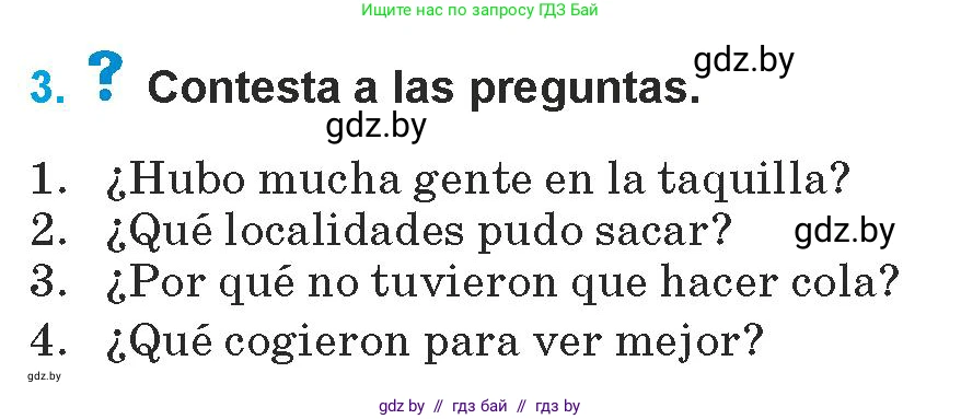 Испанский язык, 9 класс Учебник, авторы: Гриневич Елена Карловна, Янукенас Ольга Викторовна, издательство Вышэйшая школа, Минск, 2020, оранжевого цвета, страница 79, номер 3, Условие