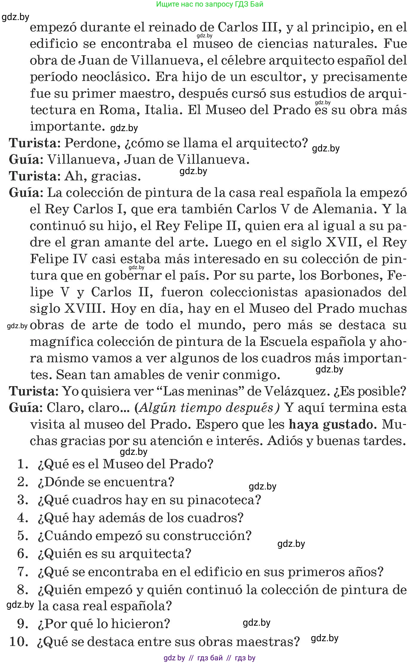 Испанский язык, 9 класс Учебник, авторы: Гриневич Елена Карловна, Янукенас Ольга Викторовна, издательство Вышэйшая школа, Минск, 2020, оранжевого цвета, страница 91, номер 3, Условие (продолжение 2)