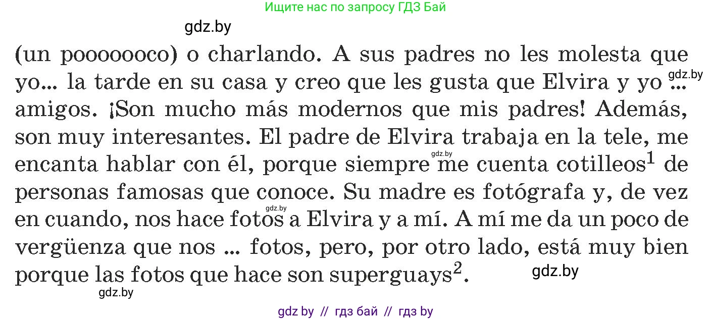 Испанский язык, 9 класс Учебник, авторы: Гриневич Елена Карловна, Янукенас Ольга Викторовна, издательство Вышэйшая школа, Минск, 2020, оранжевого цвета, страница 157, номер 22, Условие (продолжение 2)