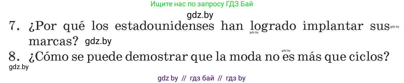 Испанский язык, 9 класс Учебник, авторы: Гриневич Елена Карловна, Янукенас Ольга Викторовна, издательство Вышэйшая школа, Минск, 2020, оранжевого цвета, страница 167, номер 6, Условие (продолжение 2)