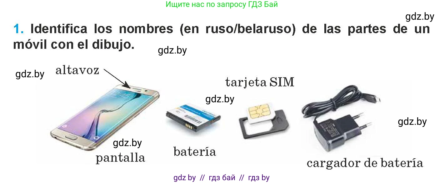 Испанский язык, 9 класс Учебник, авторы: Гриневич Елена Карловна, Янукенас Ольга Викторовна, издательство Вышэйшая школа, Минск, 2020, оранжевого цвета, страница 247, номер 1, Условие