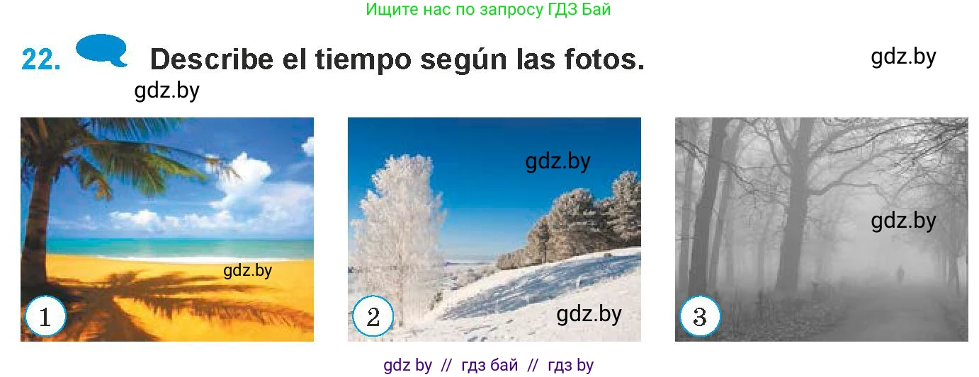 Испанский язык, 9 класс Учебник, авторы: Гриневич Елена Карловна, Янукенас Ольга Викторовна, издательство Вышэйшая школа, Минск, 2020, оранжевого цвета, страница 266, номер 22, Условие