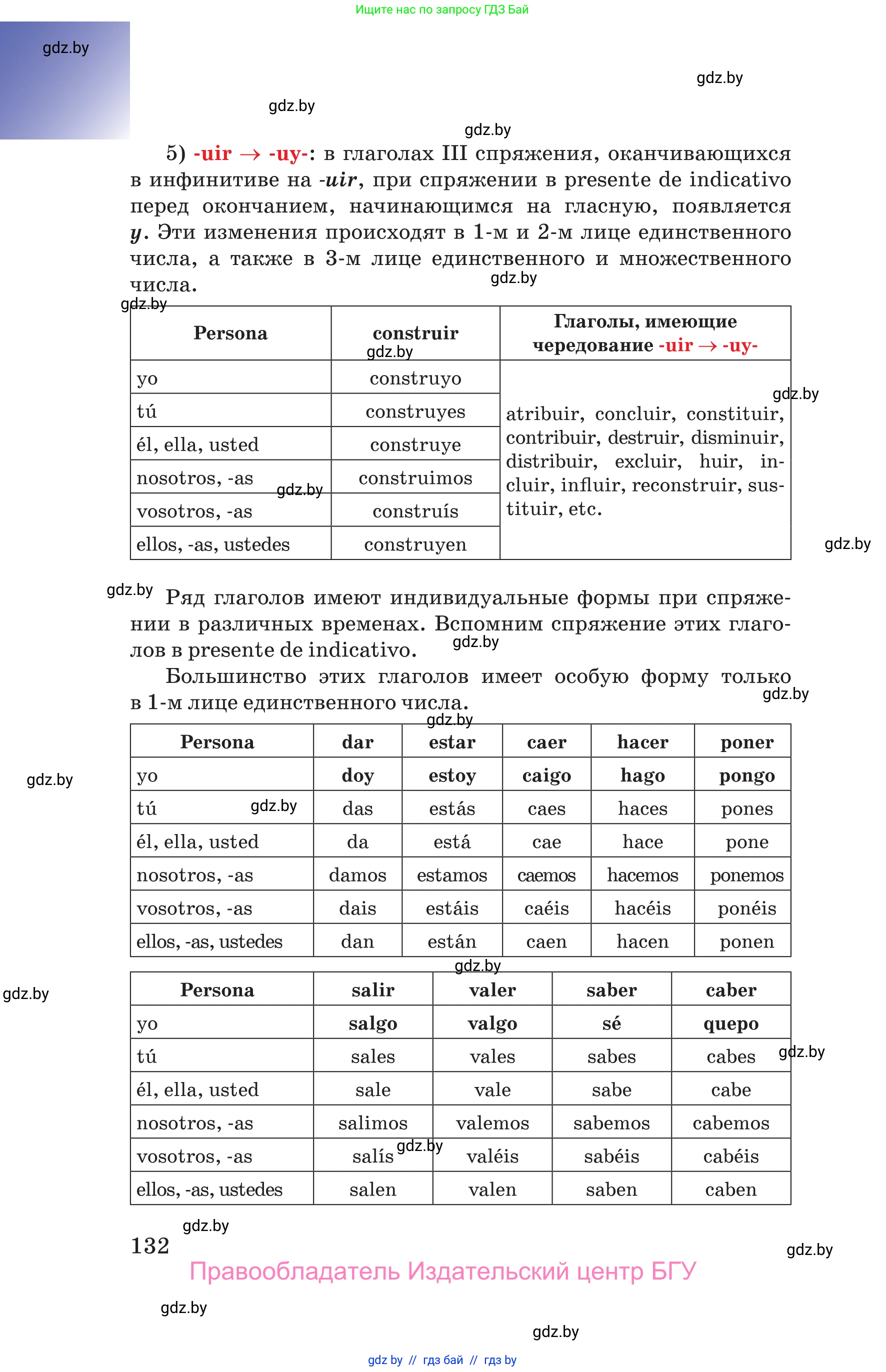 Испанский язык, 10 класс Учебник, авторы: Цыбулева Татьяна Эдуардовна, Пушкина Ольга Александровна, Карпиевич Галина Константиновна, издательство Издательский центр БГУ, Минск, 2019, оранжевого цвета, страница 132