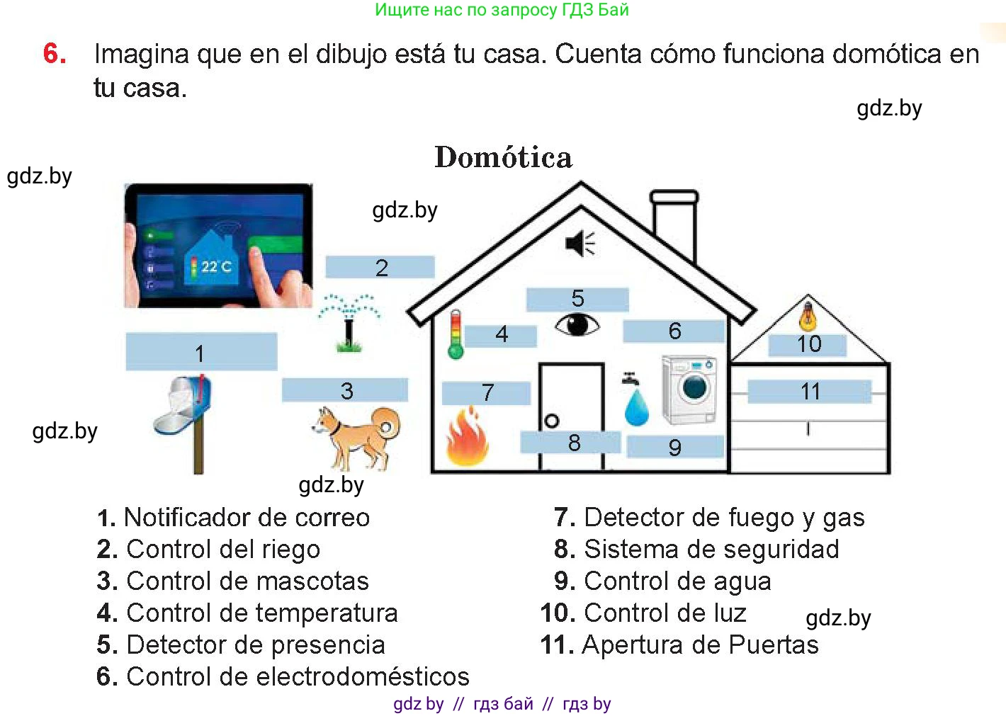 Испанский язык, 10 класс Учебник, авторы: Цыбулева Татьяна Эдуардовна, Пушкина Ольга Александровна, Карпиевич Галина Константиновна, издательство Издательский центр БГУ, Минск, 2019, оранжевого цвета, страница 69, номер 6, Условие