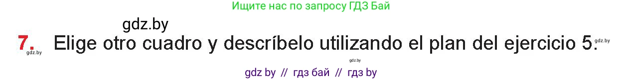 Испанский язык, 10 класс Учебник, авторы: Цыбулева Татьяна Эдуардовна, Пушкина Ольга Александровна, Карпиевич Галина Константиновна, издательство Издательский центр БГУ, Минск, 2019, оранжевого цвета, страница 102, номер 7, Условие