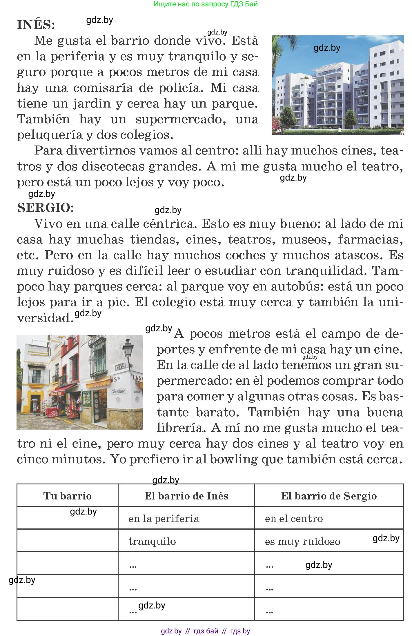 Испанский язык, 10 класс Учебник, авторы: Гриневич Елена Карловна, Янукенас Ольга Викторовна, издательство Вышэйшая школа, Минск, 2019, оранжевого цвета, страница 40, номер 10, Условие (продолжение 2)