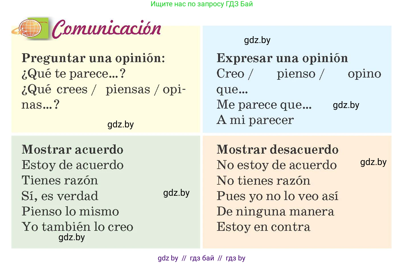 Испанский язык, 10 класс Учебник, авторы: Гриневич Елена Карловна, Янукенас Ольга Викторовна, издательство Вышэйшая школа, Минск, 2019, оранжевого цвета, страница 63, номер 18, Условие (продолжение 2)