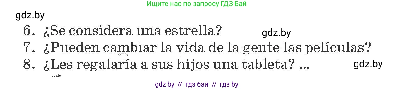 Испанский язык, 10 класс Учебник, авторы: Гриневич Елена Карловна, Янукенас Ольга Викторовна, издательство Вышэйшая школа, Минск, 2019, оранжевого цвета, страница 105, номер 30, Условие (продолжение 2)