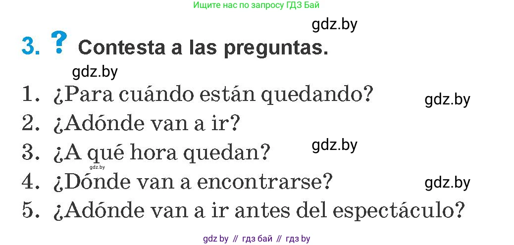 Испанский язык, 10 класс Учебник, авторы: Гриневич Елена Карловна, Янукенас Ольга Викторовна, издательство Вышэйшая школа, Минск, 2019, оранжевого цвета, страница 145, номер 3, Условие