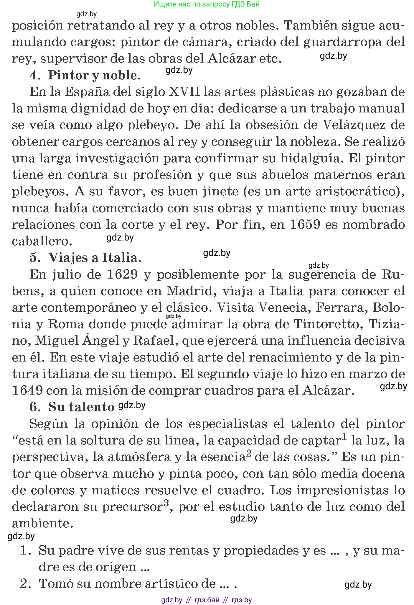Испанский язык, 10 класс Учебник, авторы: Гриневич Елена Карловна, Янукенас Ольга Викторовна, издательство Вышэйшая школа, Минск, 2019, оранжевого цвета, страница 169, номер 2, Условие (продолжение 2)