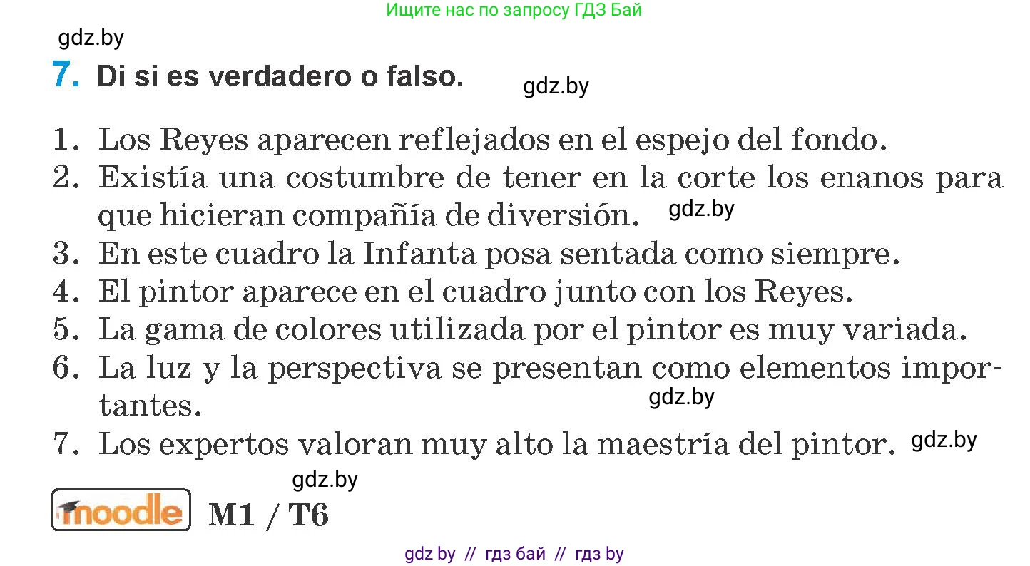 Испанский язык, 10 класс Учебник, авторы: Гриневич Елена Карловна, Янукенас Ольга Викторовна, издательство Вышэйшая школа, Минск, 2019, оранжевого цвета, страница 174, номер 7, Условие