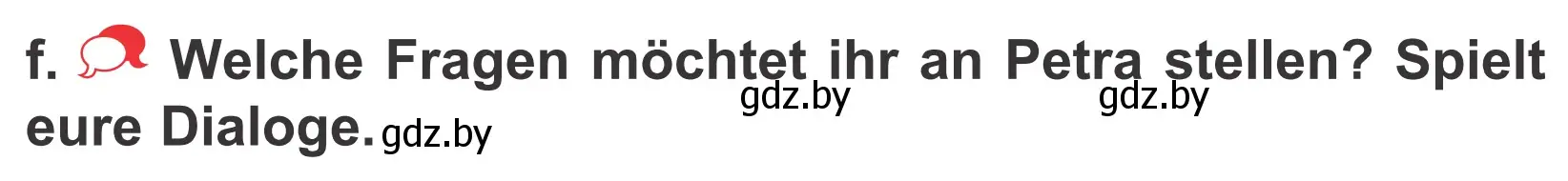 Условие номер 3f (страница 30) гдз по немецкому языку 4 класс Будько, Урбанович, учебник 1 часть