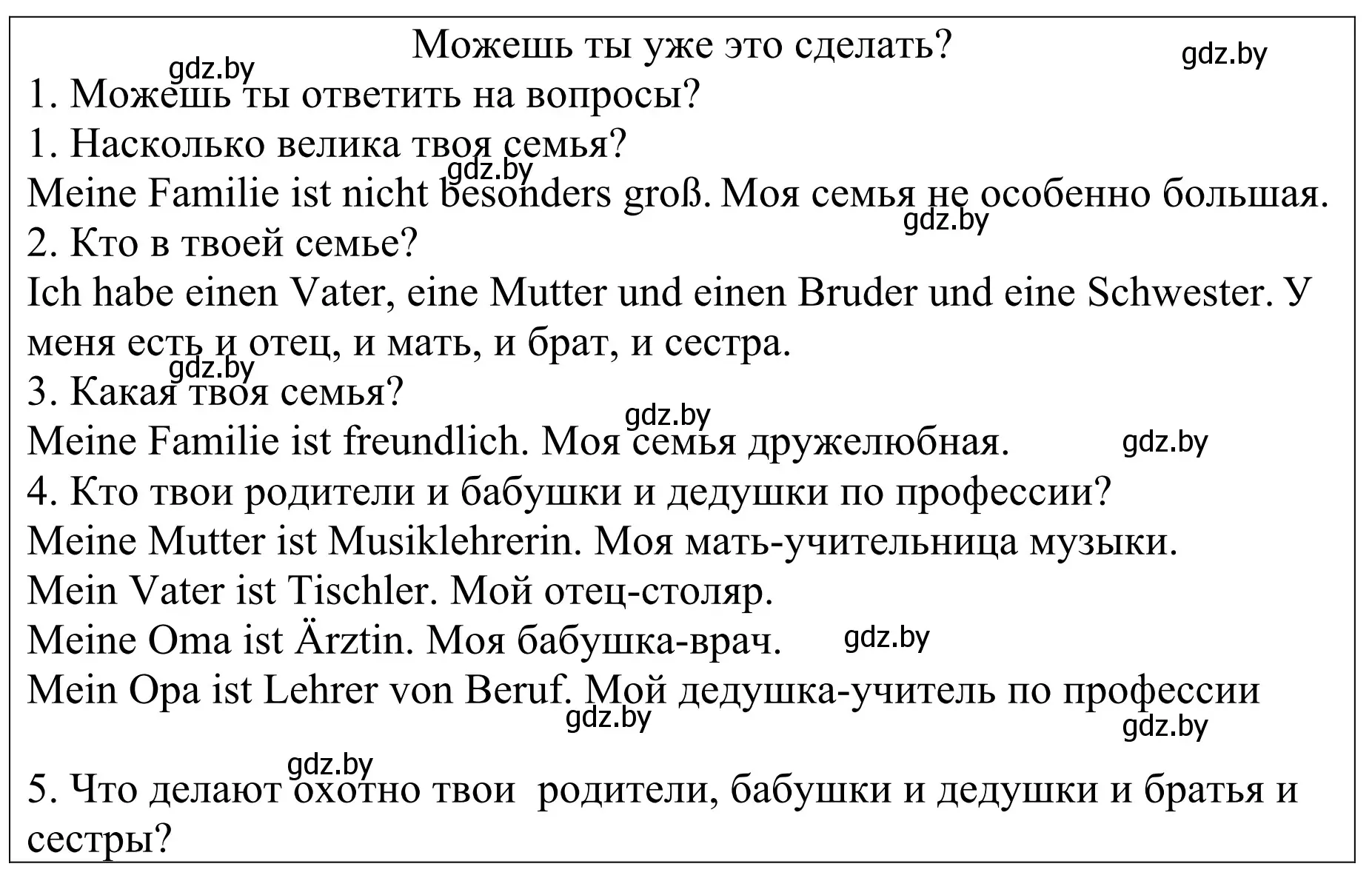 Решение  Kannst du das schon machen? (страница 119) гдз по немецкому языку 4 класс Будько, Урбанович, учебник 1 часть