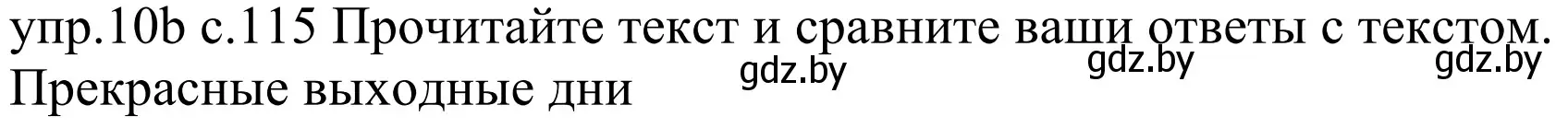 Решение номер 10b (страница 115) гдз по немецкому языку 4 класс Будько, Урбанович, учебник 2 часть