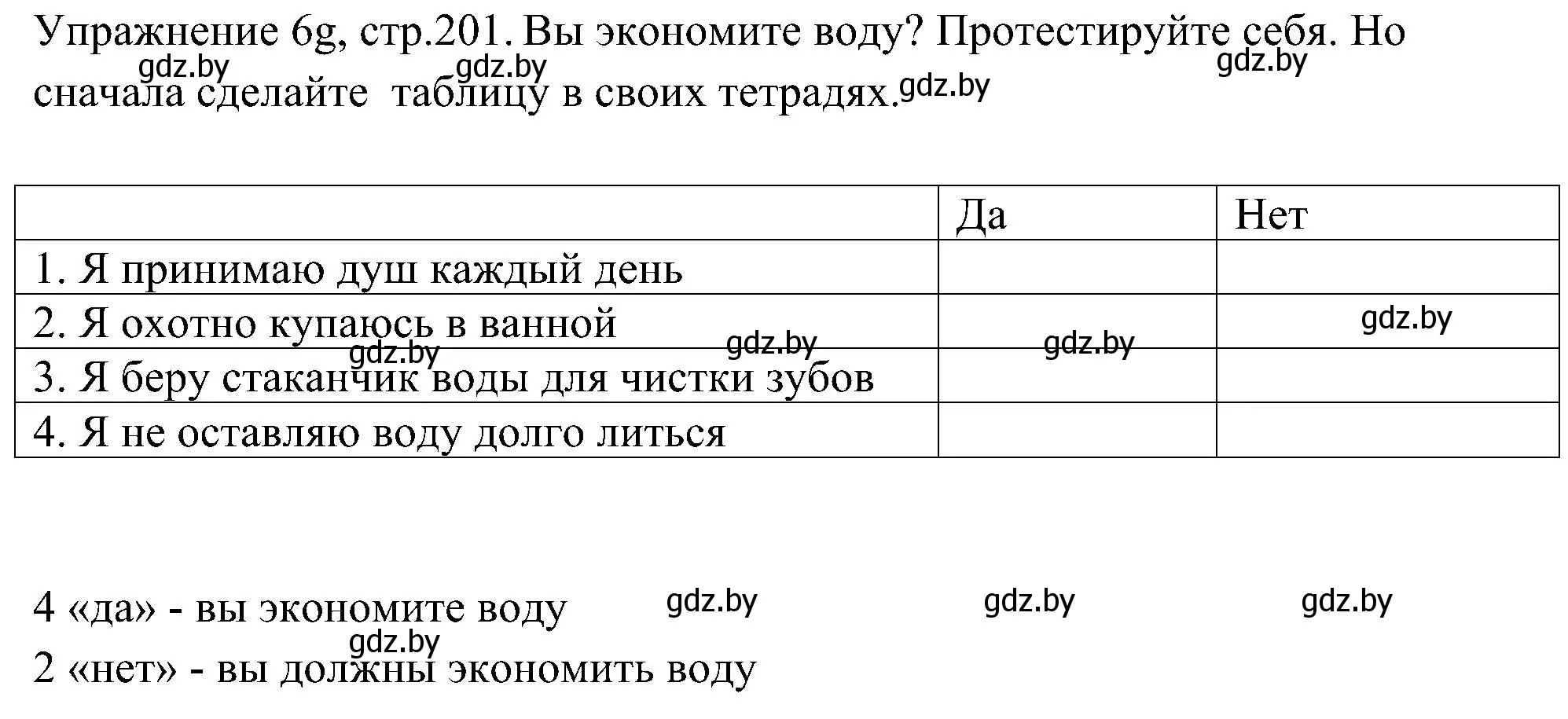 Решение номер 7 (страница 201) гдз по немецкому языку 6 класс Будько, Урбанович, учебник