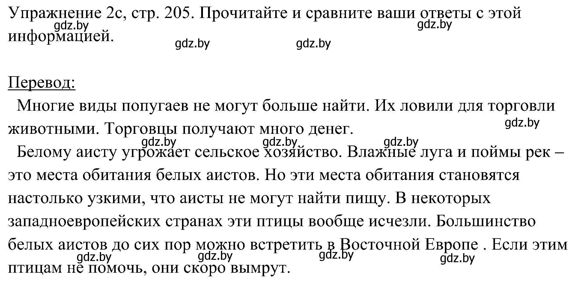 Решение номер 3 (страница 205) гдз по немецкому языку 6 класс Будько, Урбанович, учебник