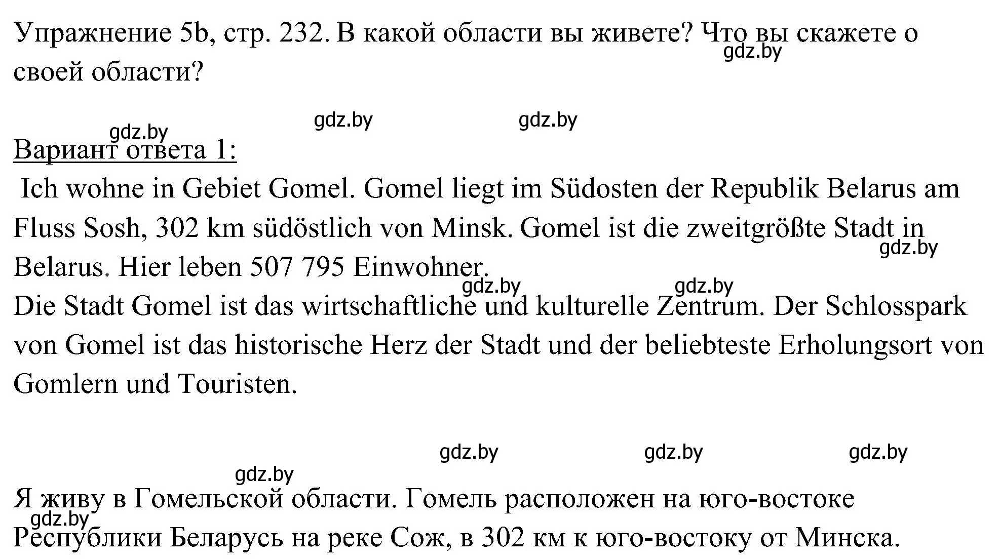 Решение номер 2 (страница 232) гдз по немецкому языку 6 класс Будько, Урбанович, учебник