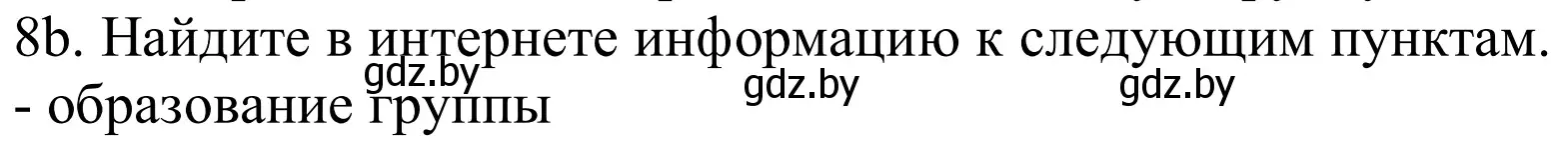 Решение номер 8b (страница 85) гдз по немецкому языку 8 класс Будько, Урбанович, учебник