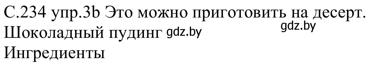 Решение номер 3b (страница 234) гдз по немецкому языку 8 класс Будько, Урбанович, учебник