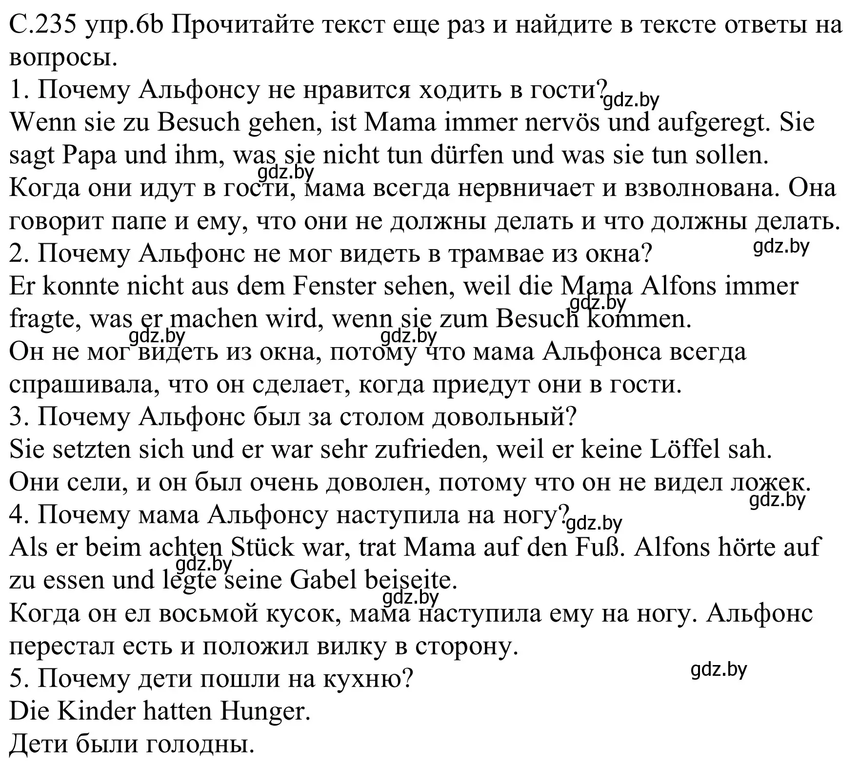 Решение номер 6b (страница 245) гдз по немецкому языку 8 класс Будько, Урбанович, учебник