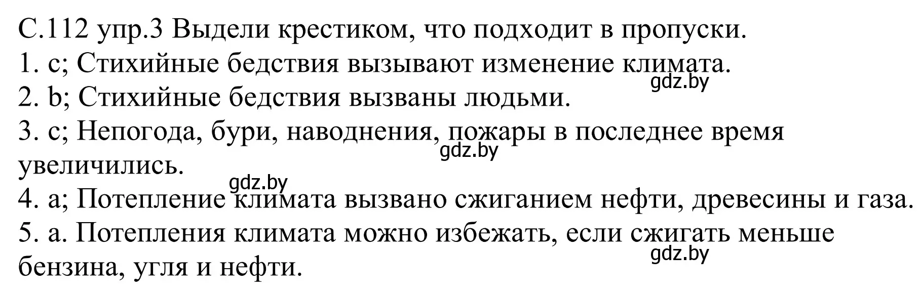 Решение номер 3 (страница 112) гдз по немецкому языку 9 класс Будько, Урбанович, рабочая тетрадь