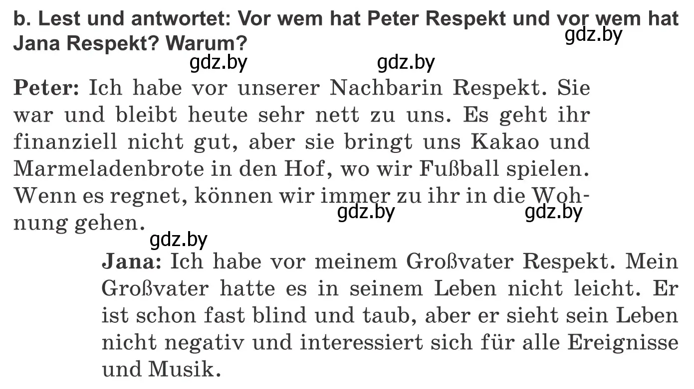 Условие номер 8b (страница 66) гдз по немецкому языку 9 класс Будько, Урбанович, учебник